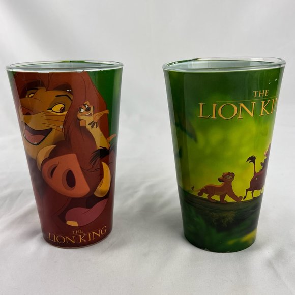 Vintage Disney LION KING 16 oz Cup 90s Lot Simba Timon Pumba - Picture 4 of 10